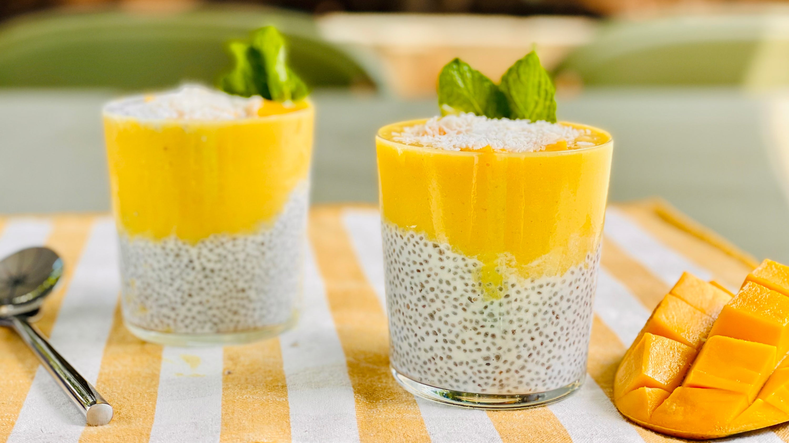 Mango Sunrise Chia Pudding